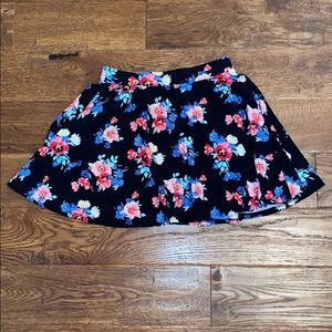 Floral skater skirt